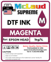 McLaud Supreme DTF Ink, New Formulation for NR-No Residue and LR-Low Residue White Ink