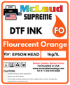 McLaud Supreme DTF Ink, New Formulation for NR-No Residue and LR-Low Residue White Ink