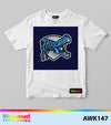 McLaud EPS Artwork AWK147, Blue Robot Dinosaur, Editable, Instant Download