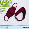 McLaud Turmask Plain Color (juego de diadema/turbante y mascarilla)