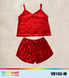 McLaud Velvet Short and Crop Top, Series VD100-M, Free Shipping in USA